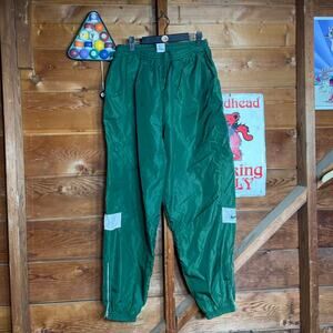 Vintage 90s nike green track pants